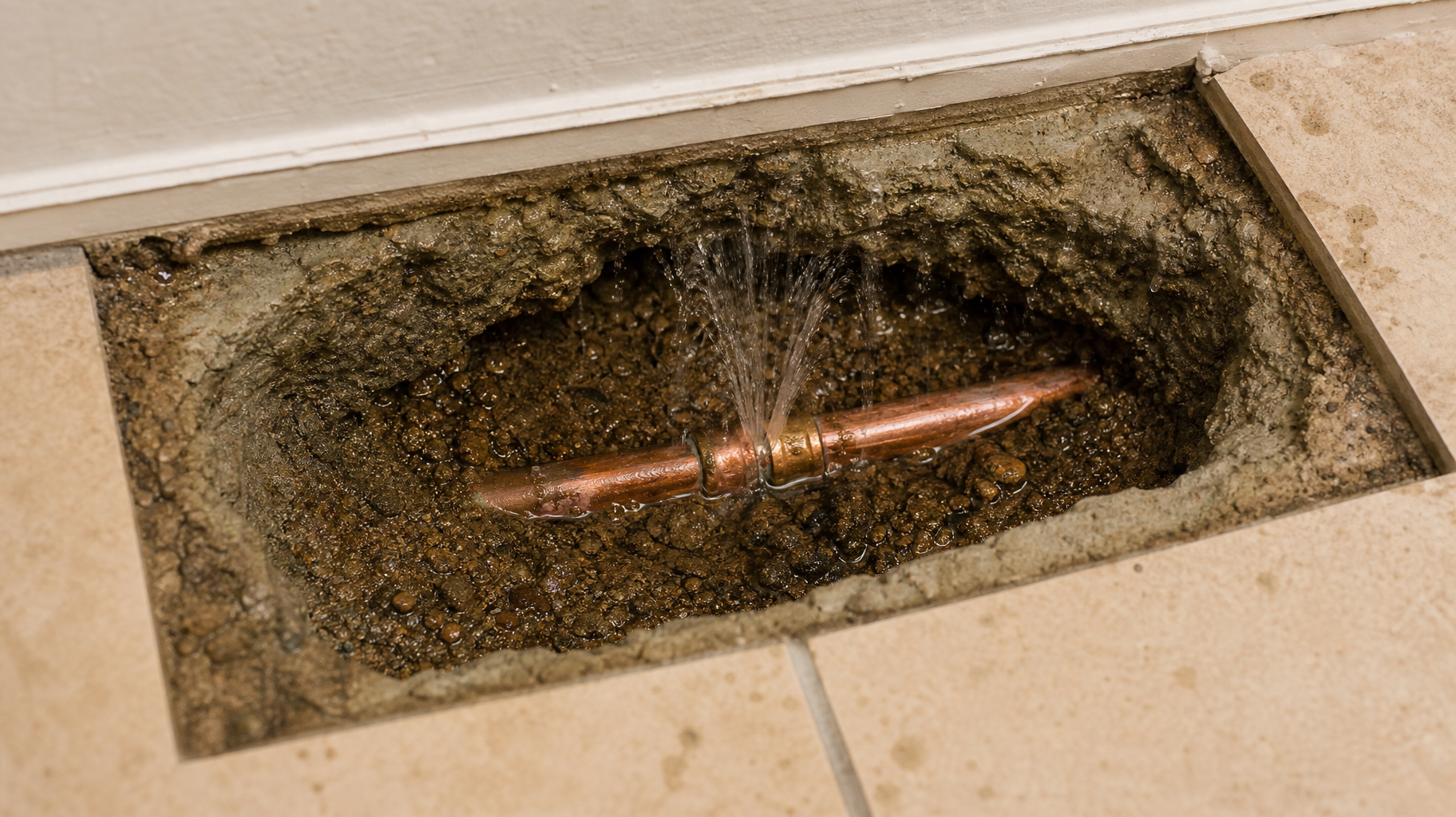 Slab Leak Repair in Rock Hill SC | Amen Plumbing